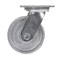 Vestil Cast Iron/Steel Swivel Caster 5 In. Diameter x 2 In. Width 1322 Lb. Capacity Silver CST-VE-5X2CI-S - alternate 4